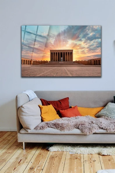 Anıtkabir Dekoratif ve Modern Cam Tablo Duvar Dekarasyonu,ev Dekorasyon,duvar Tablosu,ev Hediyesi