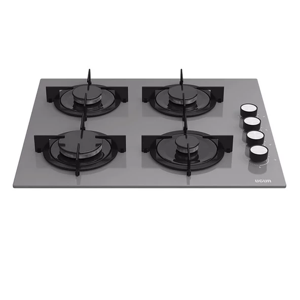 Uğur UAO 6040W0 GCY CSR1 58 cm Gri Cam Ankastre Ocak - 3