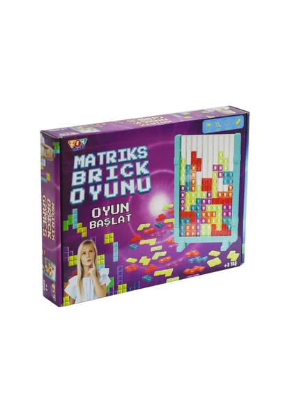 ZeyToys Matrix Brick Game Renkli  Tetris ZEY2036