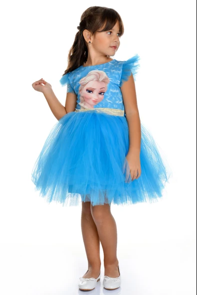 Kız Çocuk Parti Kostüm Elbisesi  M00674 - 3