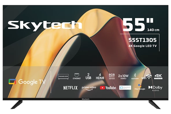 Skytech 55ST1305 55" 140 Screen 4K LED Google TV