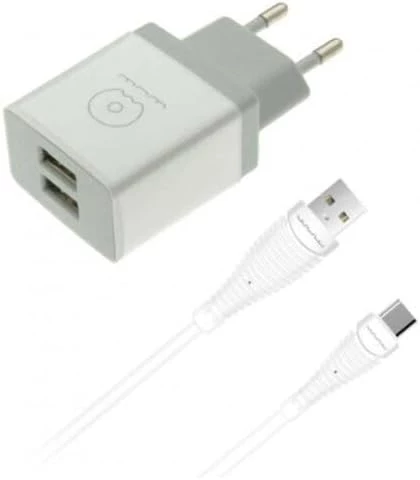 T18 2 Usb Girişli 2.1 Amper Sarj Aleti (Type-C)