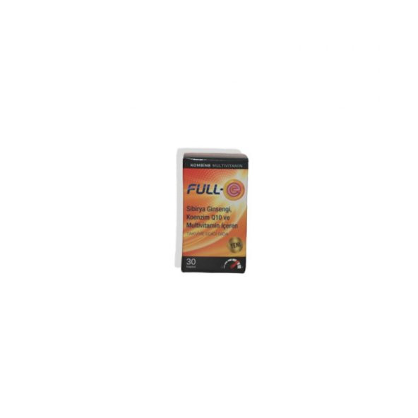 Full E Ginseng, Koenzim Q10 ve Multivitamin 30 Kapsül