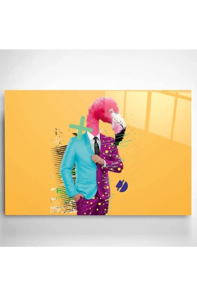 Digi-art Creative 2 Dekoratif ve Modern Cam Tablo 50x70