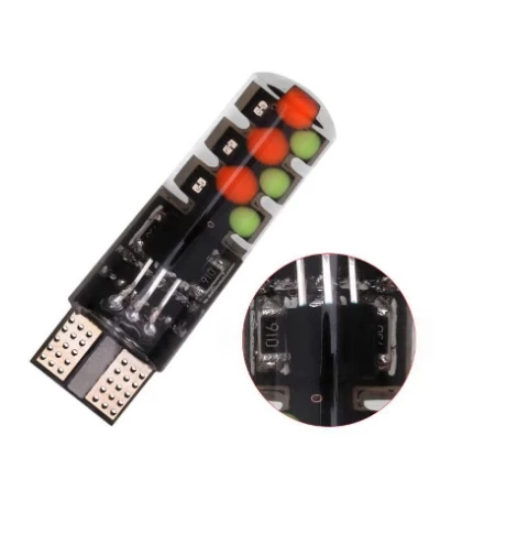 T10 Kumandalı RGB Led Park Ampulü - 5