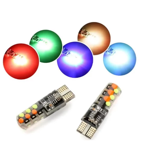 T10 Kumandalı RGB Led Park Ampulü - 4