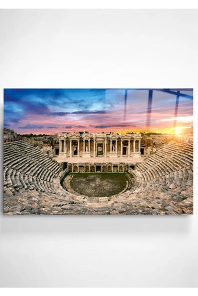 Efes Antik Kenti Dekoratif ve Modern Cam Tablo 70x110 ürün görseli