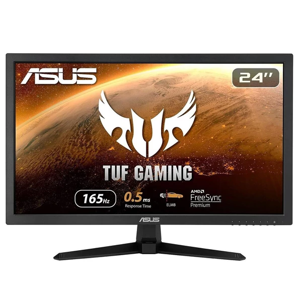 ASUS TUF GAMING VG248Q1B 24" 165hz 0.5ms (DP+HDMI+MM) FreeSync 1920x1080 LED Gaming Monitör