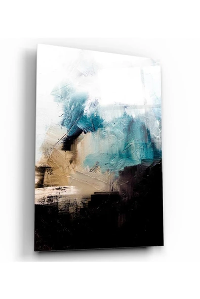 Soyut Dekoratif ve Modern Cam Tablo ürün görseli