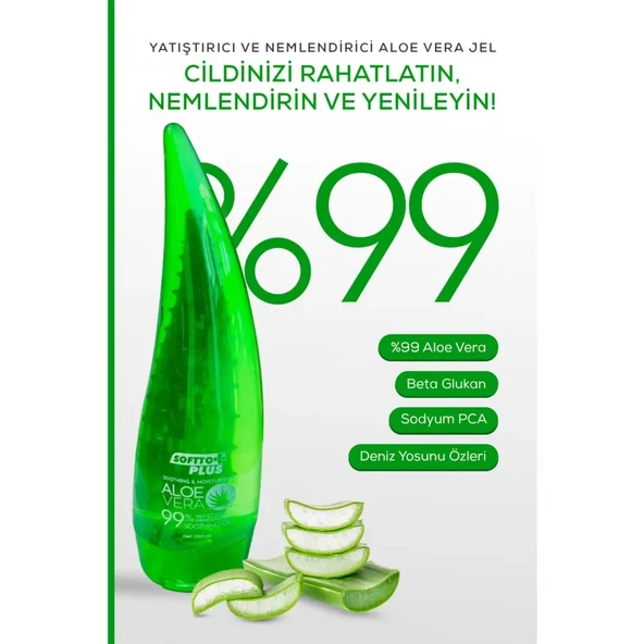 Softto Plus Aloe Vera Jel 250 ml - 2
