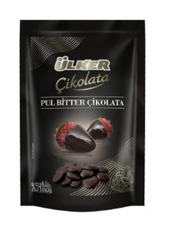 Ülker Pul Çikolata % 54 Bitter 120 Gr