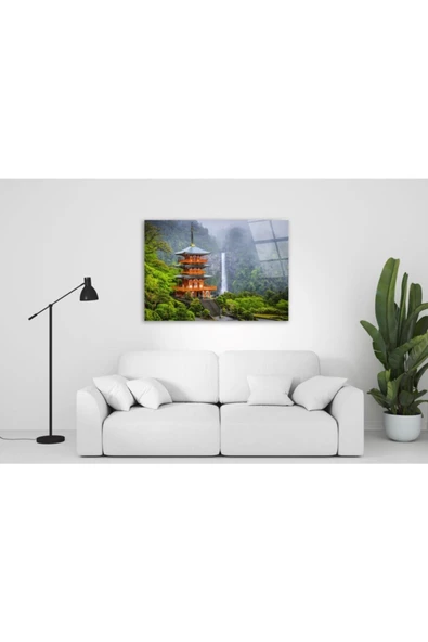 Orman Dekoratif ve Modern Cam Tablo 50x70 Cm ürün görseli