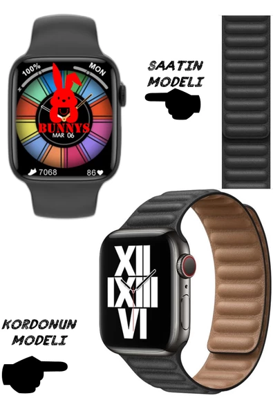 Wacht 8 Samsung Uyumlu Nfc Özellikli Bt Konuşma Özellikli Akıllı Saat ürün görseli 1