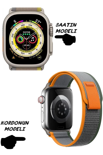 Wacht 8 Ultra Poco Uyumlu Nfc Özellikli Bt Konuşma Özellikli Akıllı Saat