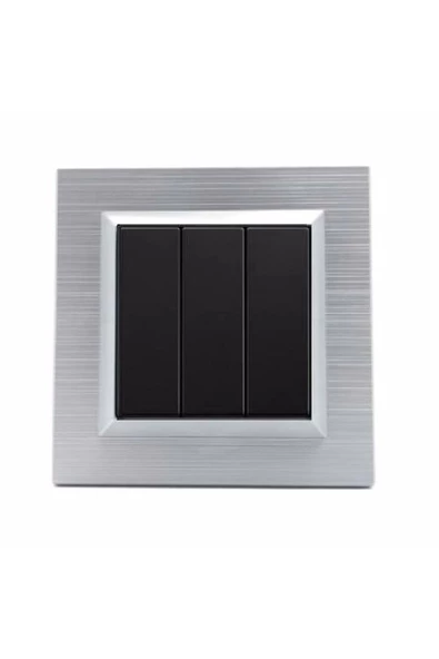 OVİVO Quantum Gümüş Üçlü Anahtar ürün görseli 1