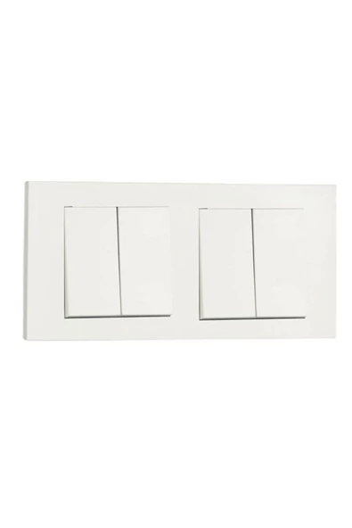 OVİVO Ovivo Grano Beyaz 2'li Set Komütatör + Komütatör ürün görseli 1