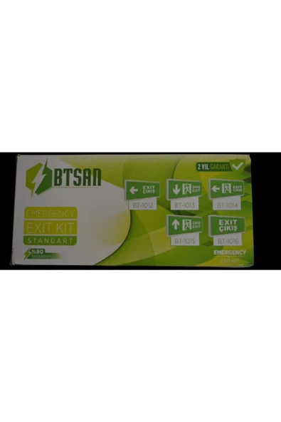 BTSAN IŞIKLI EXİT ''ÇIKIŞ'' TABELASI - Resim 2