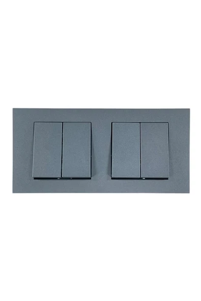 OVİVO Ovivo Grano Füme İkili Set Komütatör + Komütatör ürün görseli 1