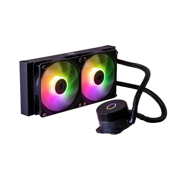 Cooler Master MasterLiquid Core 240L ARGB Spectrum 240 mm Intel(1700/1851p)-AMD Uyumlu Sıvı Soğutucu