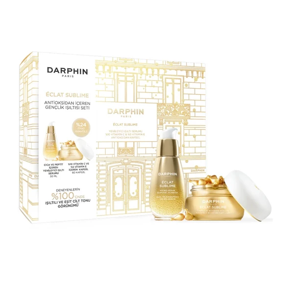 Darphin Eclat Sublime Antioksidan İçeren Gençlik Işıltısı Seti