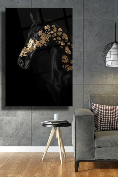 Şehir Manzarası Dekoratif ve Modern Cam Tablo 50x70 Cm