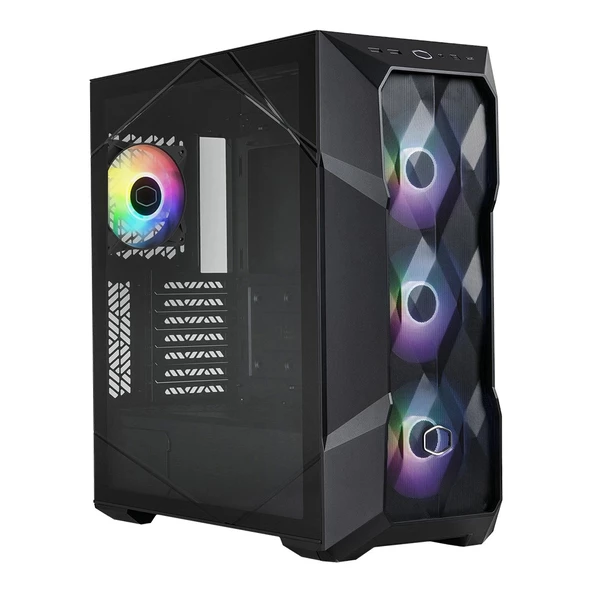 Cooler Master MasterBox TD500 V2 Siyah ARGB USB 3.2 Tempered Glass ATX Mid Tower Kasa