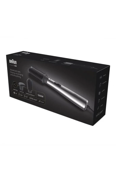 Braun BRAS430E Air Styler 4.3 IONTEC Saç Kurutma Makinesi ve Şekillendirici, 3 Başlıklı - 3