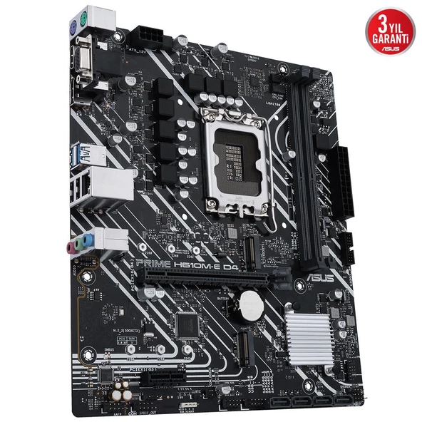 Asus Prime H610M-E D4-CSM Intel H610 3200 MHz DDR4 Soket 1700 mATX Anakart - 5