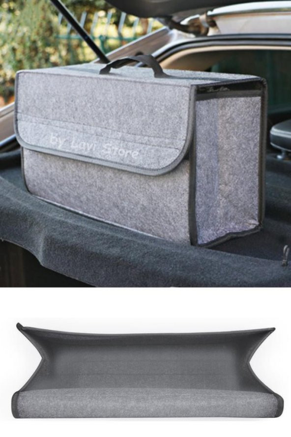 Araba Koltuk Arkası Bagaj Organizer + Oto Eşya Düzenleyici Çanta Araç Set-21 - 5