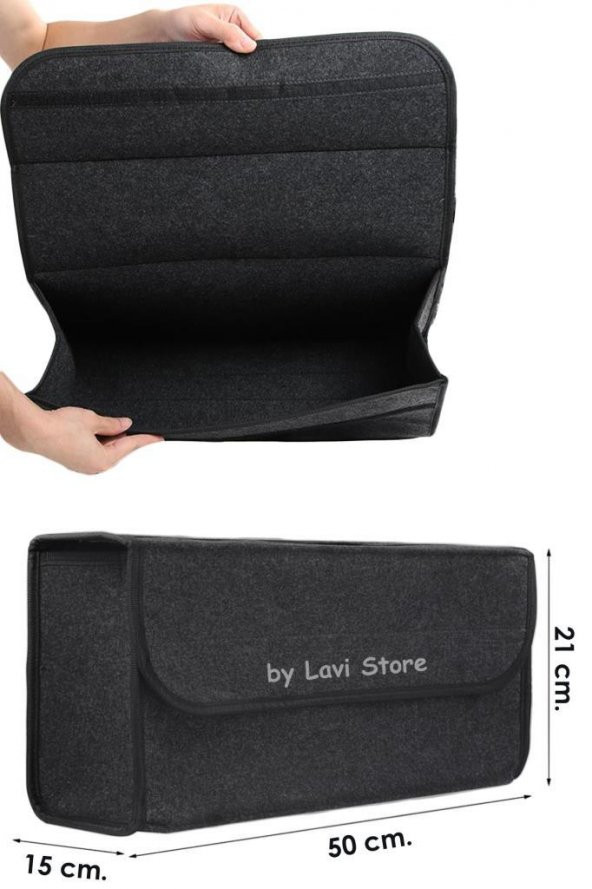 Araba Koltuk Arkası Bagaj Organizer + Oto Eşya Düzenleyici Çanta Araç Set-22 - 6