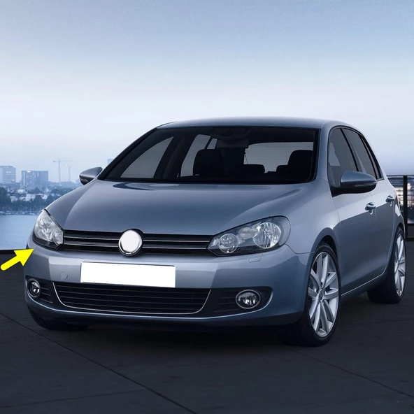 VW Golf 6 2009-2012 Sağ Ön Far Yıkama Pompası Jeti 5K0955978A