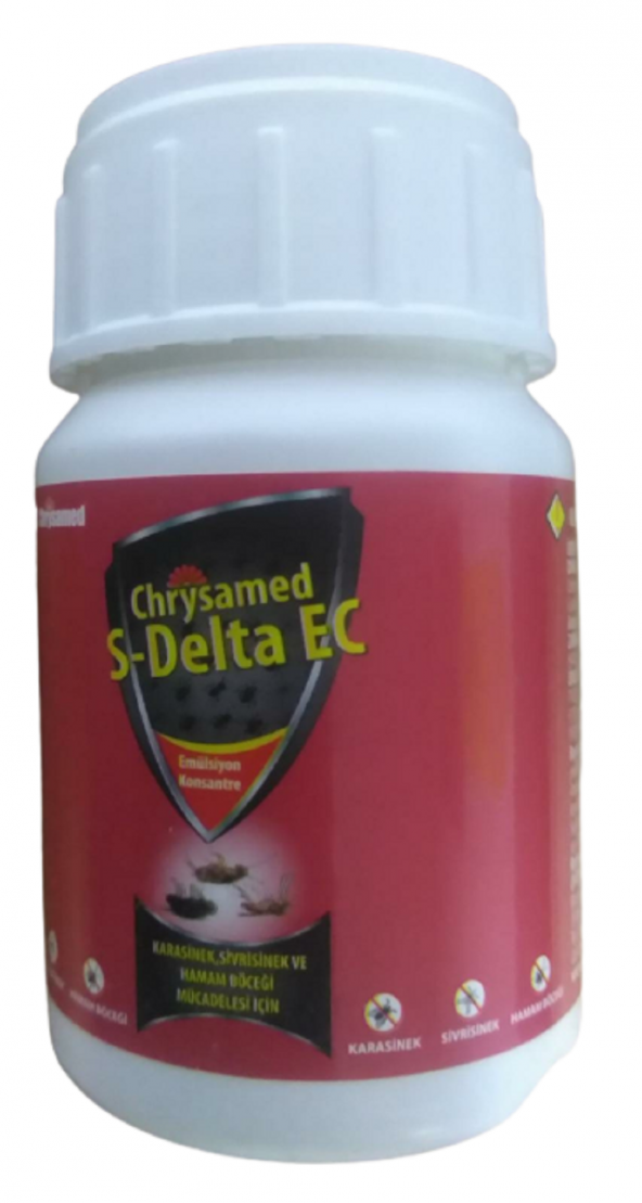 Chrysamed S-Delta Ec 50 ml Haşere İlacı Orijinal Üründür