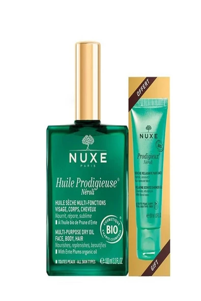 Nuxe Prodigieux Huile Neroli 100ml+Shower Gel 30ml