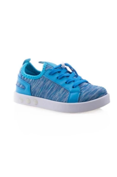 Vicco 313.19Y.204 Unisex Işıklı Çocuk Spor Ayakkabı Mavi 22-25