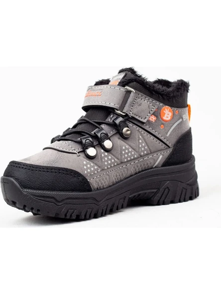 Moda Ayakkabı 234 Füme Erkek Çocuk Bot Ayakkabı - 3