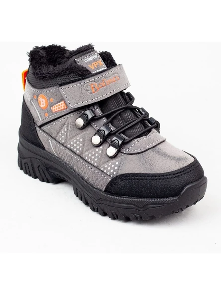 Moda Ayakkabı 234 Füme Erkek Çocuk Bot Ayakkabı - 5