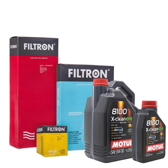 Chevrolet Captiva 2.0 Dizel Bakım Seti Filtron Filtre & Motul EFE Motor Yağı ürün görseli 1