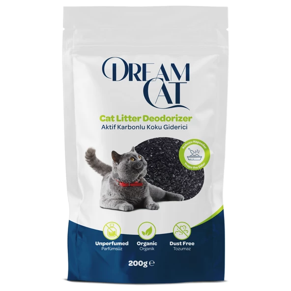 Dream Cat Aktif Karbonlu Kedi Kumu Koku Giderici 200 gr