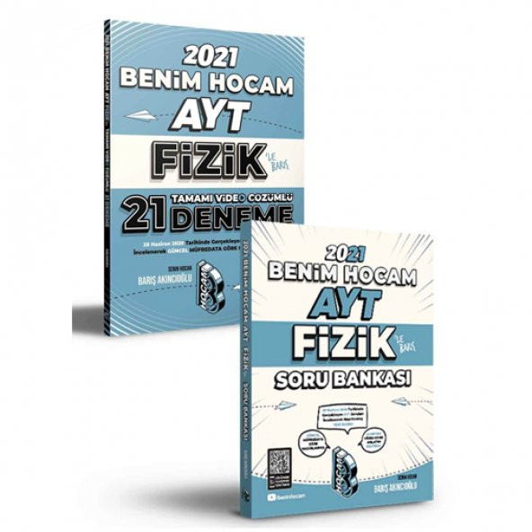 2021 Ayt Fizik Soru Bankası ve Deneme Seti Benim Hocam Yayınları