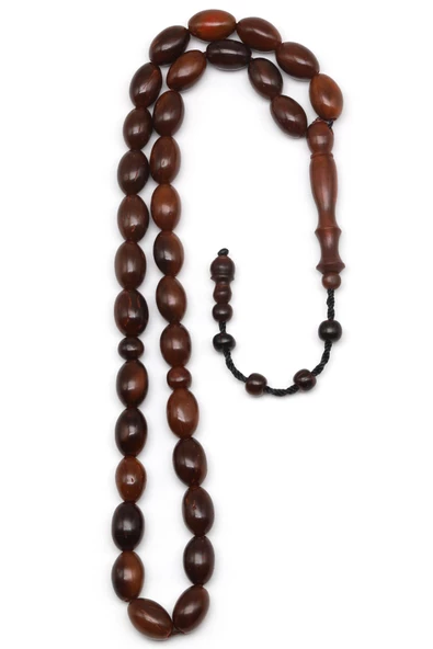 İznik Kuka Ağacı Tesbih 7 x 10 mm Arpa Kesim - Resim 2