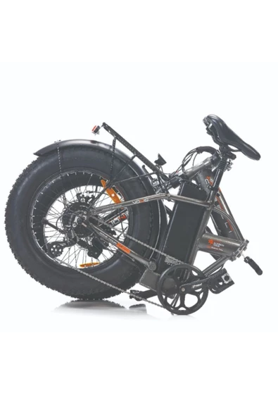 Bisan Corelli Elektrikli Bisiklet Voniq 20 Jant   Fat Bike  gri BLC - 4