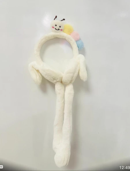 GALA haretli sesli çocuk tırtıllı peluş kulaklık - 7