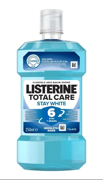 Listerine Total Care Stay White Ağız Gargarası 250 ml