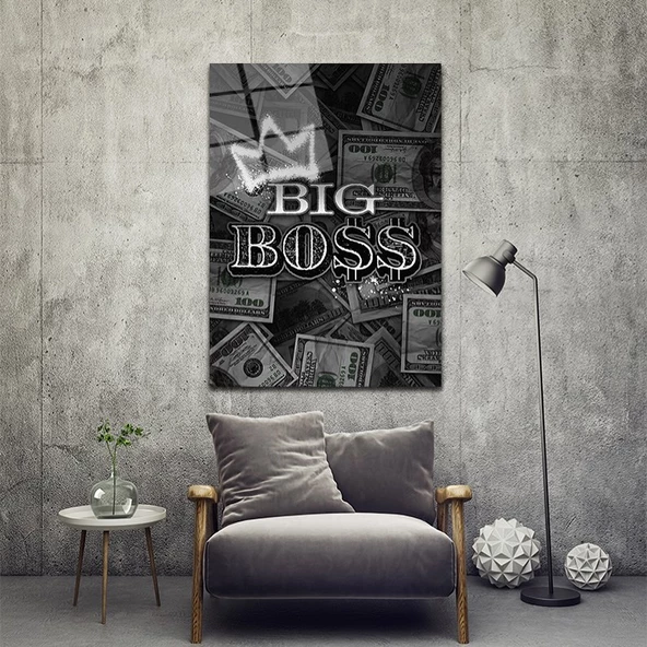 Büyük Patron Dekoratif ve Modern Cam Tablo ürün görseli 1