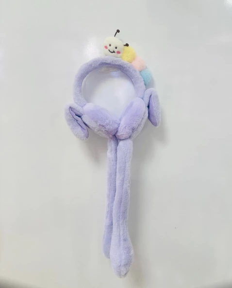 GALA haretli sesli çocuk tırtıllı peluş kulaklık - 10