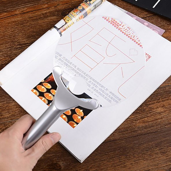 13cm Büyük Boy Çerçevesiz Led Işıklı Büyüteç - 2