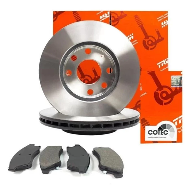 Chevrolet Cruze 1.4 / 1.6 Benzinli Ön Fren Disk ve Balata Takımı Trw Marka ürün görseli 1