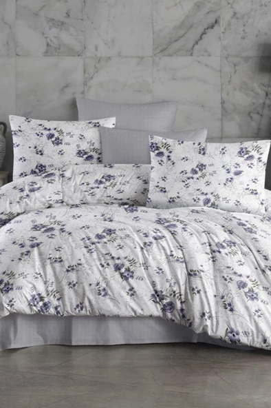 Biella Çift Kişilik Nevresim Takımı Lila ürün görseli