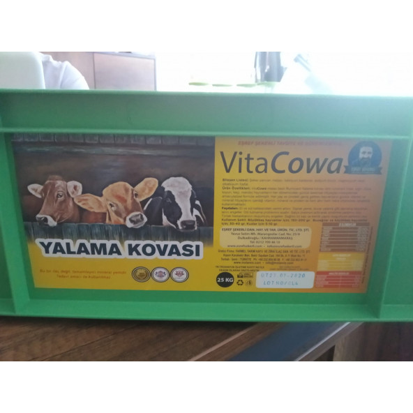 VitaCowa Vitamin Mineral Yalama Kovası 25 Kg - 5