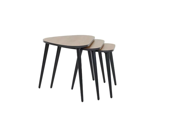 İSTİKBAL VİSTA ÜÇGEN ZİGON SEHPA LOFTY CEVİZ/MİST - Resim 2